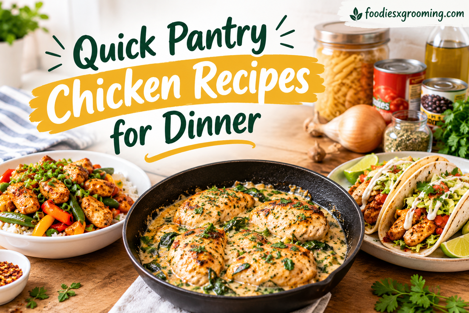 Quick Pantry Chicken Recipes for Dinner: Easy, Delicious, and Budget-Friendly Meals