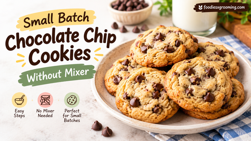small batch chocolate chip cookies without mixer
